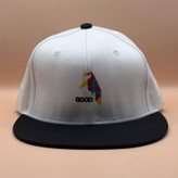 کلاه کپ کره ای سفید مدل طوطی | کلاه کره ای رپری سفید