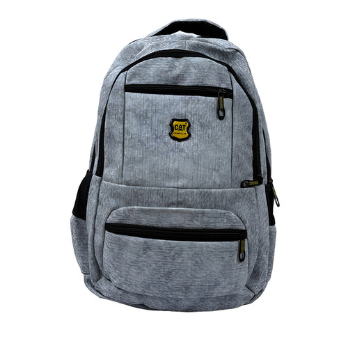 خرید کوله پشتی طوسی سه تیکه طرح کاترپیلار