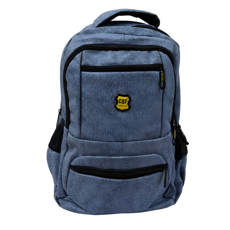 خرید کوله پشتی آبی سه تیکه طرح کاترپیلار