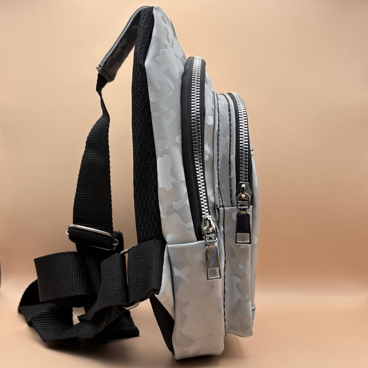 بادی بگ چرم طوسی مدل ابر بادی