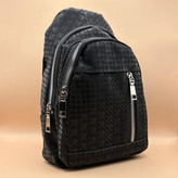 بادی بگ چرم مشکی مدل نقطه ای