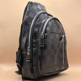 بادی بگ چرم مشکی مدل شطرنجی 1