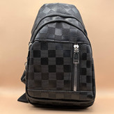 بادی بگ چرم مشکی مدل شطرنجی 1