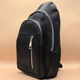 بادی بگ چرم مشکی مدل ساده