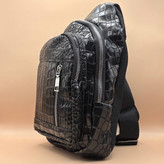 بادی بگ چرم مشکی مدل مربعی