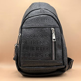 بادی بگ چرم مشکی مدل نوشته دار