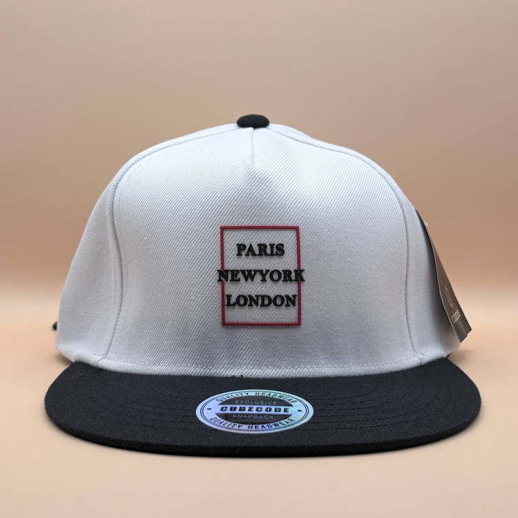 کلاه کپ کره ای سفید مدل PNL