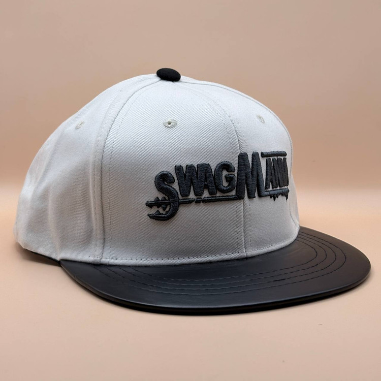 کلاه کپ کره ای سفید مدل 'گلدوزی برجسته