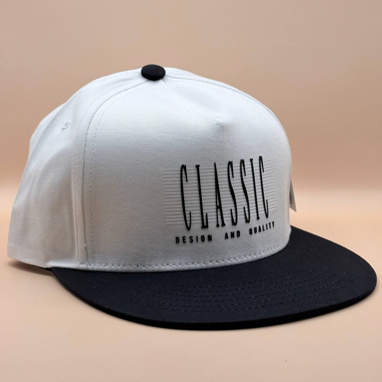 کلاه کپ کره ای سفید مدل CLASSIC