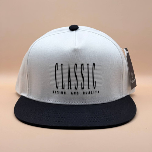 کلاه کپ کره ای سفید مدل CLASSIC