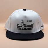 کلاه کپ کره ای سفید مدل H H.G.R