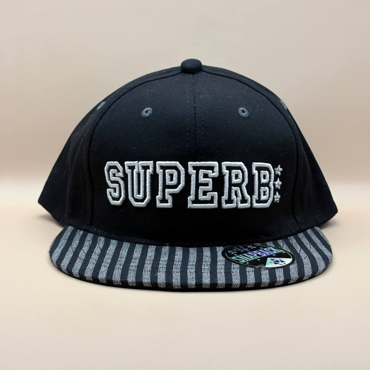 کلاه کپ کره ای مشکی مدل SUPERB