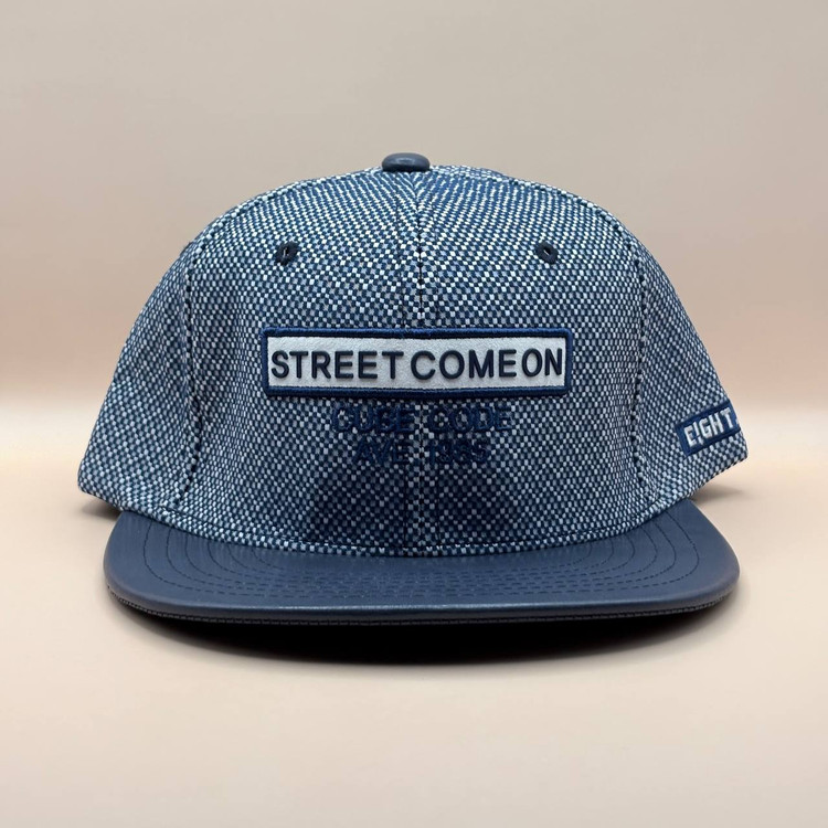 کلاه کپ کره ای آبی مدل STREET COMEON