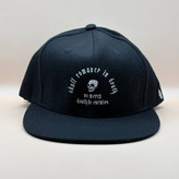 کلاه کپ کره ای مشکی مدل اسکلت