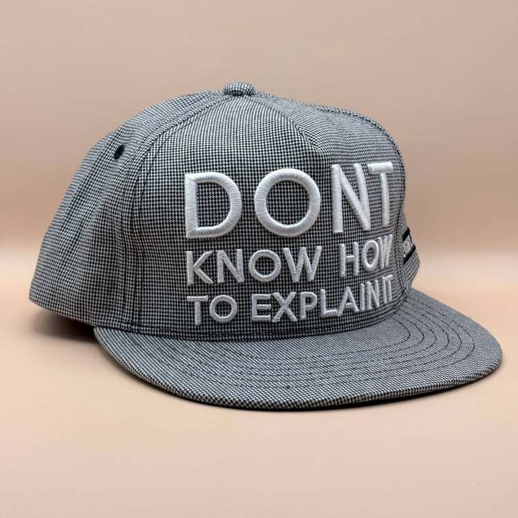 کلاه کپ کره ای طوسی مدل DONT