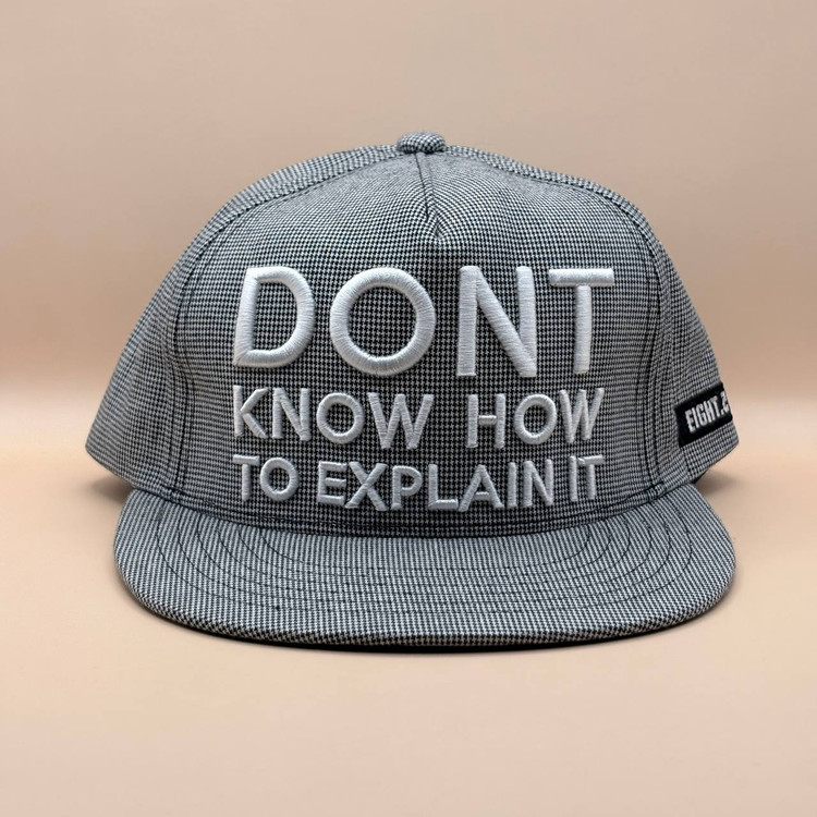 کلاه کپ کره ای طوسی مدل DONT